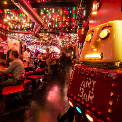 Art Bar interior featuring TOBOR I